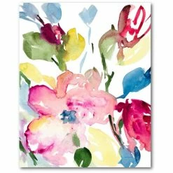 Promo βοΈ Courtside Market Spring Flowers 16 X 20 Gallery-Wrapped Canvas Wall Art Multi π