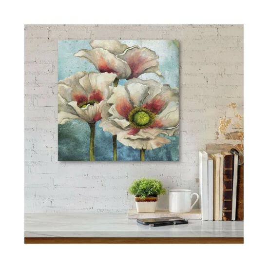 Best Sale 🌟 Courtside Market Poppies Over I 16 X 16 Gallery-Wrapped Canvas Wall Art Multi 🧨 - Image 2