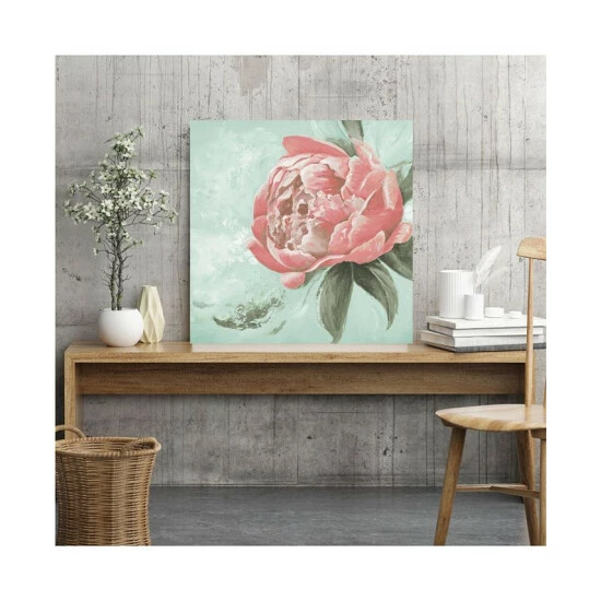 Budget 🛒 Courtside Market Peonies II 20 X 20 Gallery-Wrapped Canvas Wall Art Multi 😀 - Image 2