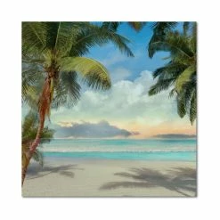 Wholesale 🛒 Courtside Market A Found Paradise I 16 X 16 Gallery-Wrapped Canvas Wall Art Multi 🎁