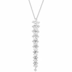 Flash Sale 👏 Wrapped In Love Diamond Scatter 20 Pendant Necklace (2-1/2 Ct. T.w.) In 14k White Gold, Created For Macy's 🥰