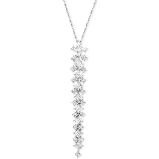 Flash Sale ๐ Wrapped In Love Diamond Scatter 20 Pendant Necklace (2-1/2 Ct. T.w.) In 14k White Gold, Created For Macy's ๐ฅฐ