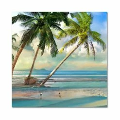 Flash Sale 🎉 Courtside Market A Found Paradise III 16 X 16 Gallery-Wrapped Canvas Wall Art Multi 😀