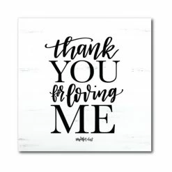 Top 10 🎉 Courtside Market Thank You 16 X 16 Gallery-Wrapped Canvas Wall Art Multi 😉