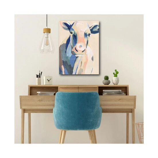 Best deal ❤️ Courtside Market Hertford Holstein I 16 X 20 Gallery-Wrapped Canvas Wall Art Multi 🛒 - Image 2