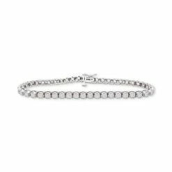 Best deal 🎁 Wrapped In Love Diamond Link Tennis Bracelet (1 Ct. T.w.) In Sterling Silver, Created For Macy's ⌛