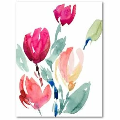 Buy 🛒 Courtside Market Tulip Study I 20 X 24 Gallery-Wrapped Canvas Wall Art Multi 👏