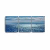 Coupon 🤩 Ready2HangArt Oceans 3 Piece Wrapped Canvas Coastal Wall Art Set, 20 X 48 Multi 🧨
