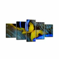 Best reviews of 🎁 Ready2HangArt Underwater Rays Duo 5 Piece Wrapped Canvas Sea Life Wall Art Set, 30 X 60 Multi 😉