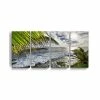 Hot Sale 🔥 Ready2HangArt Palms View 4 Piece Wrapped Canvas Coastal Wall Art Set, 24 X 48 Multi ⌛