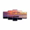 Outlet ✨ Ready2HangArt Mex Sunset II 5 Piece Wrapped Canvas Coastal Wall Art Set, 30 X 60 Multi 🧨