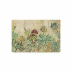 Best Pirce 🔥 Trademark Global Silvia Vassileva Rustic Succulent Garden Canvas Art - 37 X 49 Multi ⭐