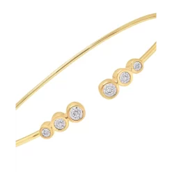 Buy 🔔 Wrapped In Love Diamond Pavé Link Jewelry Collection In Sterling Silver & Gold-Plate, Created For Macy's ✨