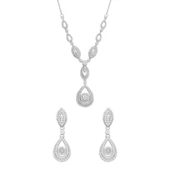 Best Pirce 🧨 Wrapped Diamond Front & Back Earrings (1/4 Ct. Tw) In 14k White Gold, Created For Macy's ✔️
