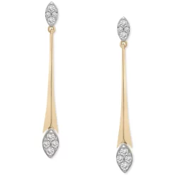 Cheap 🎁 Wrapped Diamond Sun Pendant Necklace (1/10 Ct. T.w.) In 14k Gold Created For Macy's (Also Available In Black Diamond) White Diamond 🔥