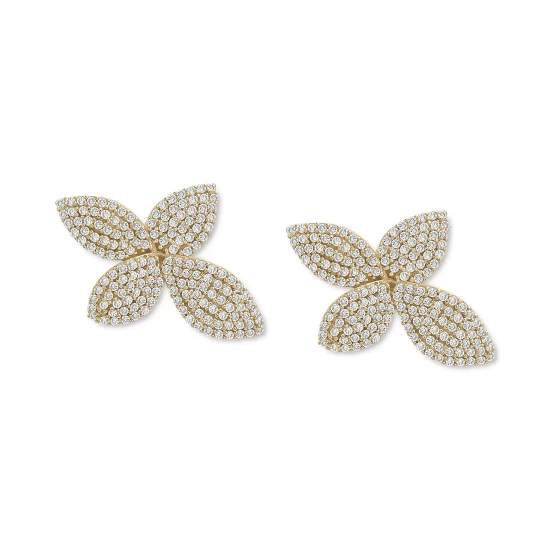 Best reviews of โญ Wrapped In Love Diamond Flower Stud Earrings (1 Ct. T.w.) In 14k Gold, Created For Macy's Yellow Gold ๐ - Image 4