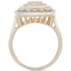 Wholesale 🔔 Wrapped Diamond Pavé & Polished Butterfly Layered Pendant Necklace (1/6 Ct. T.w.) In 10k Gold, 17 + 1 Extender, Created For Macy's 10k Yellow Gold ❤️