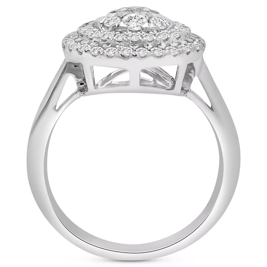 Hot Sale ๐คฉ Wrapped Diamond Scattered Cluster Flex Cuff Bangle Bracelet (1/3 Ct. T.w.) In Sterling Silver, Created For Macy's ๐ - Image 3