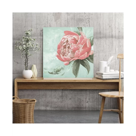 Budget 🛒 Courtside Market Peonies II 20 X 20 Gallery-Wrapped Canvas Wall Art Multi 😀 - Image 3