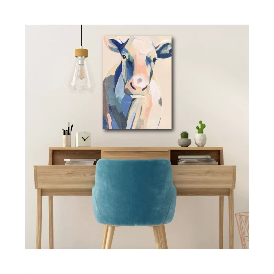 Best deal ❤️ Courtside Market Hertford Holstein I 16 X 20 Gallery-Wrapped Canvas Wall Art Multi 🛒 - Image 3