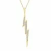 Promo 🌟 Wrapped Diamond Lightening Bolt 20 Pendant Necklace (1/10 Ct. T.w.) In 14k Gold, Created For Macy's Yellow Gold 👏