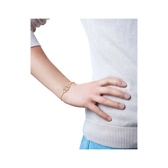 Buy ๐ Wrapped Diamond Triple Ring Bolo Bracelet (1/10 Ct. T.w.) In 14k Gold, Created For Macy's Yellow Gold ๐ฏ - Image 3