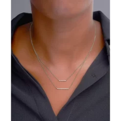 Hot Sale 🎉 Macy's Diamond Wrapped Heart Pendant Necklace (1/2 Ct. T.w.) In 14k Rose Gold-Plate Sterling Silver Rose Gold/sterling Silver 👍