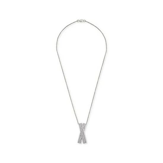 Best reviews of ✔️ Wrapped In Love Diamond Multi-Row Crossover 20 Pendant Necklace (1 Ct. T.w.) In Sterling Silver, Created For Macy's 🤩 - Image 3