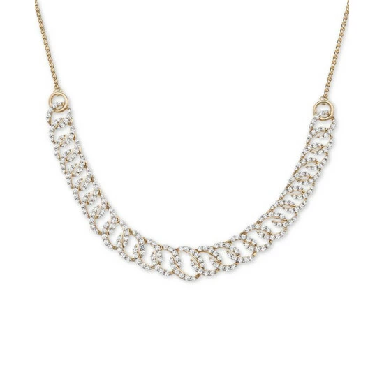 Flash Sale ๐ Wrapped In Love Diamond Oval-Link 20-24 Statement Necklace (2 Ct. T.w.) In 14k Gold, Created For Macy's Yellow Gold โญ