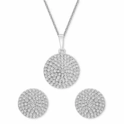 Deals 🎁 Wrapped In Love Diamond Circle Jewelry Collection In 14k White Gold, Created For Macy's 🎉