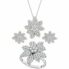 Best deal ✨ Wrapped In Love Diamond Cluster Flower Jewelry Collection In 14k White Gold, Created For Macy's ✨