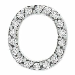 Wholesale 😍 Wrapped Diamond Initial O Single Stud Earring (1/20 Ct. T.w.) In 14k Gold, Created For Macy's 🌟