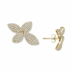 Best reviews of ⭐ Wrapped In Love Diamond Flower Stud Earrings (1 Ct. T.w.) In 14k Gold, Created For Macy's Yellow Gold 🔔