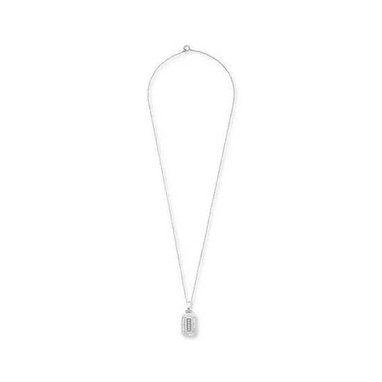 Coupon ❤️ Wrapped In Love Diamond Deco 20 Pendant Necklace (1/4 Ct. T.w.) In 14k White Gold, Created For Macy's 🤩 - Image 3